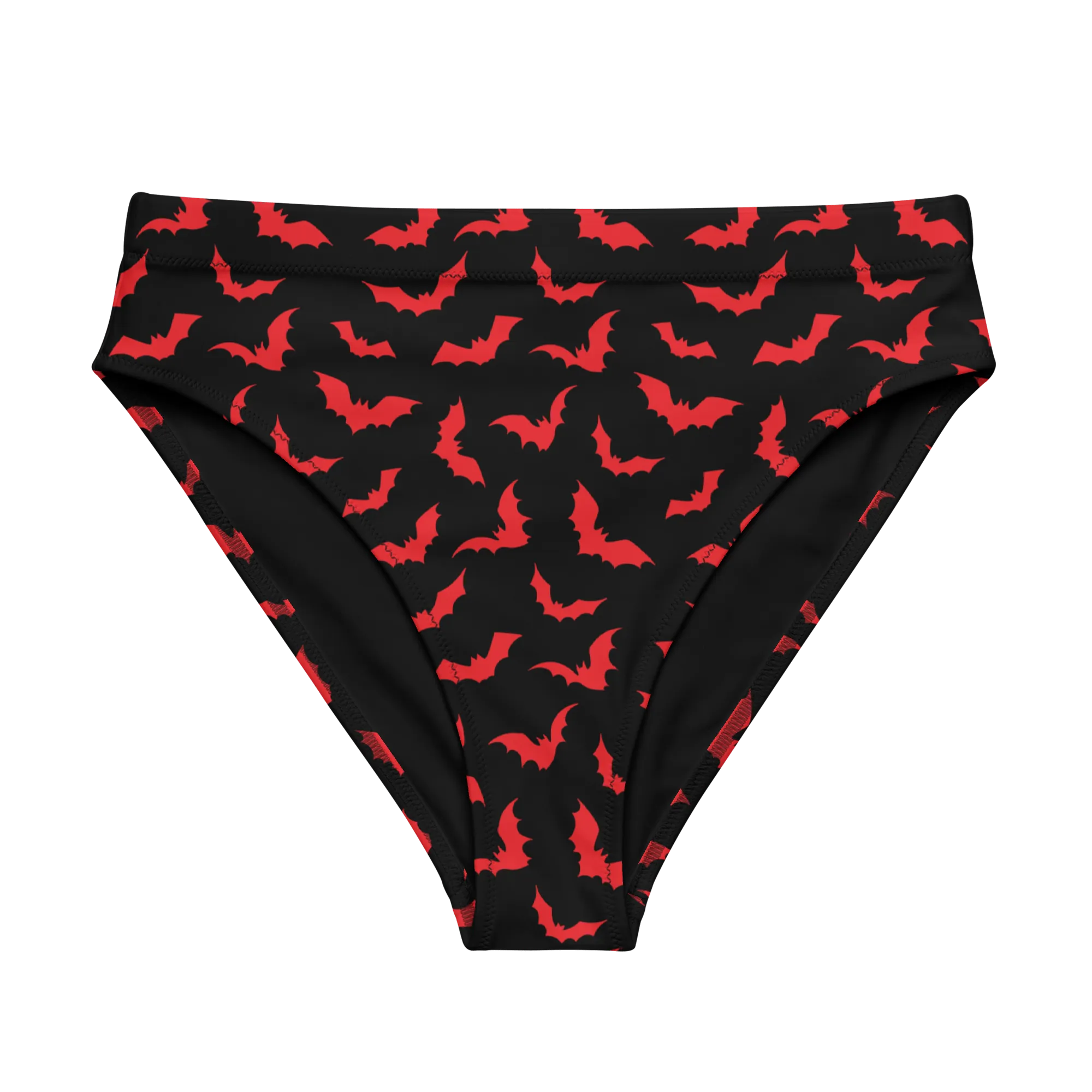Bloody Bats Sport High-Waisted Bikini Bottom