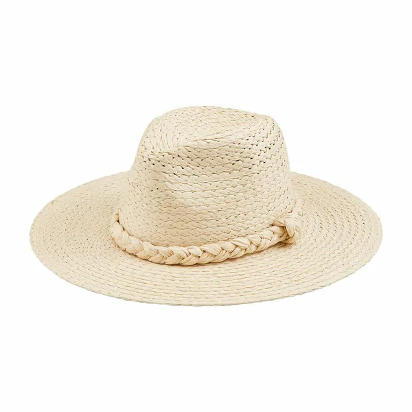 Braided Straw Fedora Sunhats