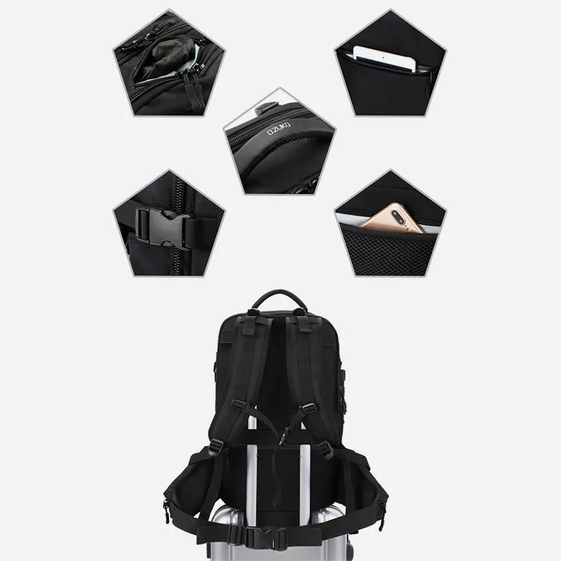Business Backpack For Men Multifunctional Short Travel Laptop Daypack