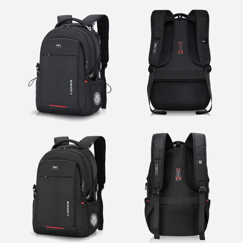 Classic Business Backpack For Men Large Travel Laptop Bag