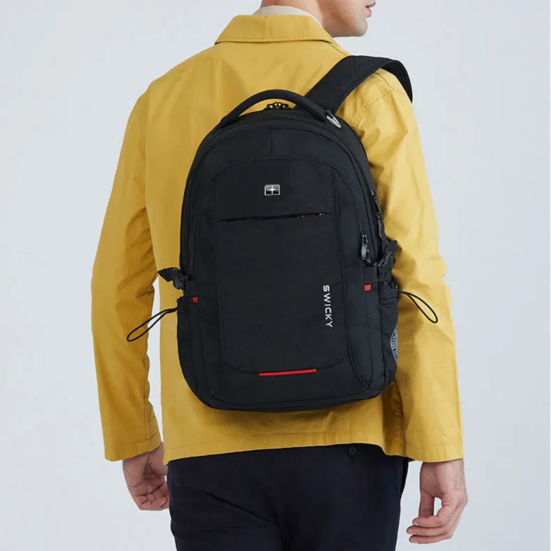 Classic Business Backpack For Men Large Travel Laptop Bag