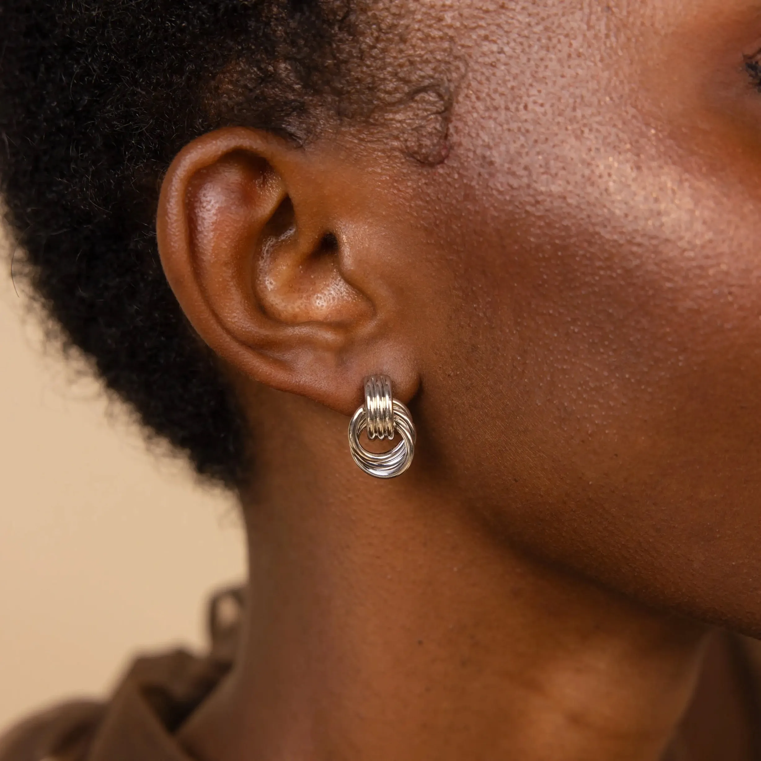 Clean Knot Earrings