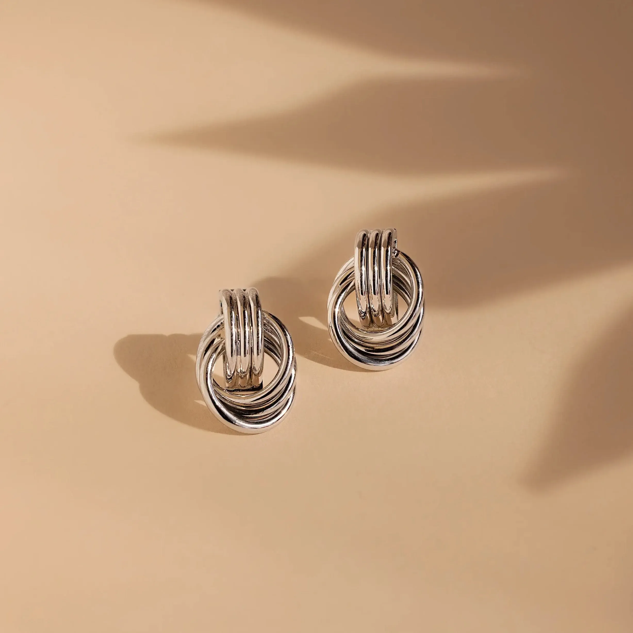 Clean Knot Earrings
