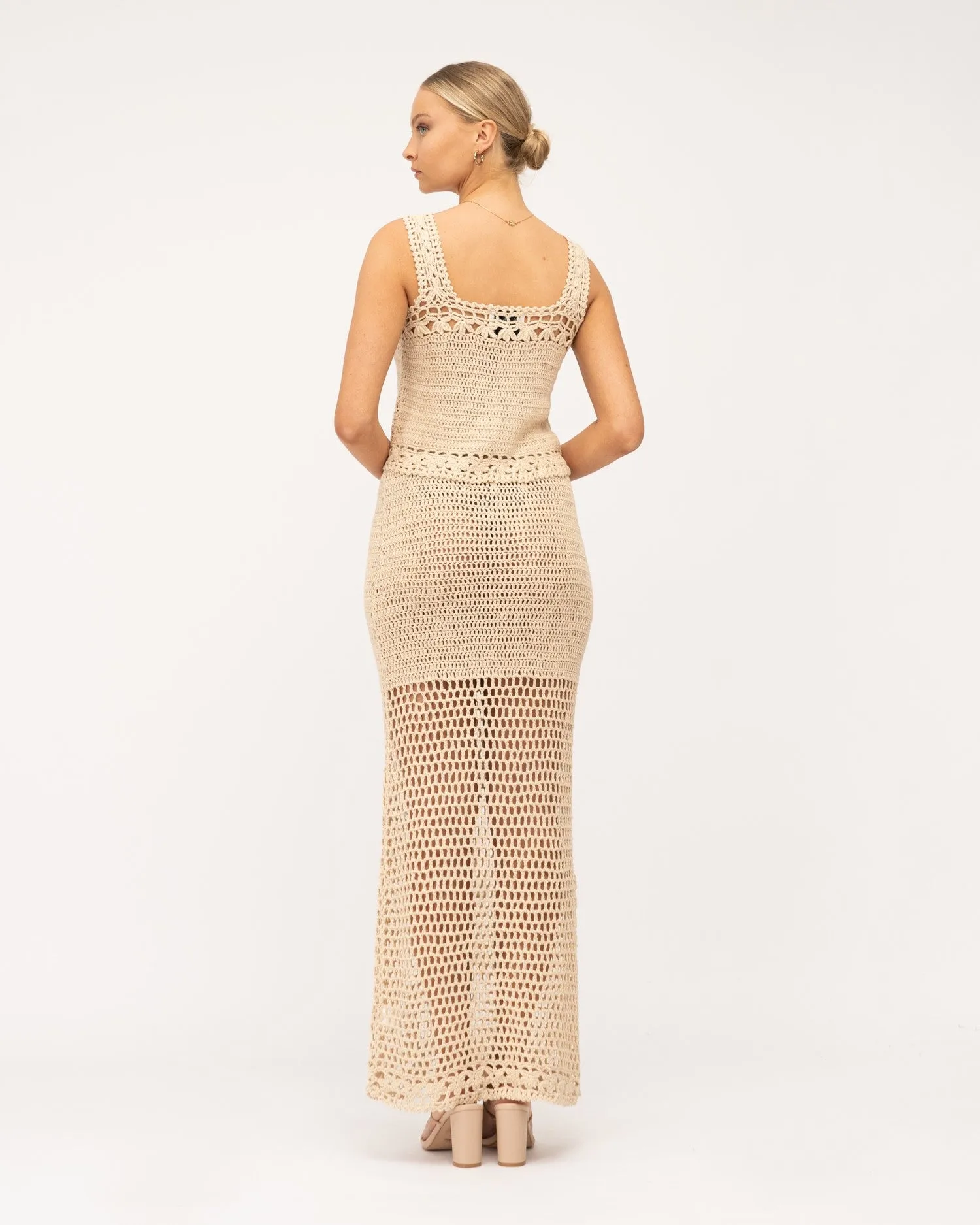 Crochet Top - Beige