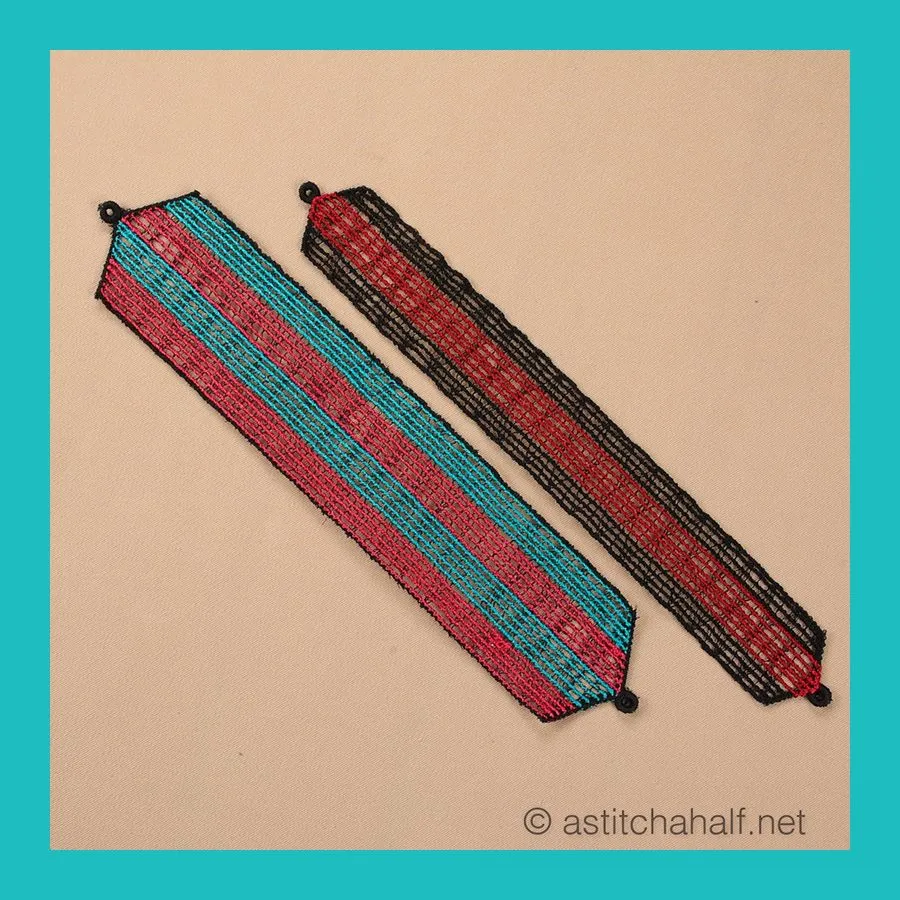 Freestanding Lace Friendship Bracelets Pinstripe