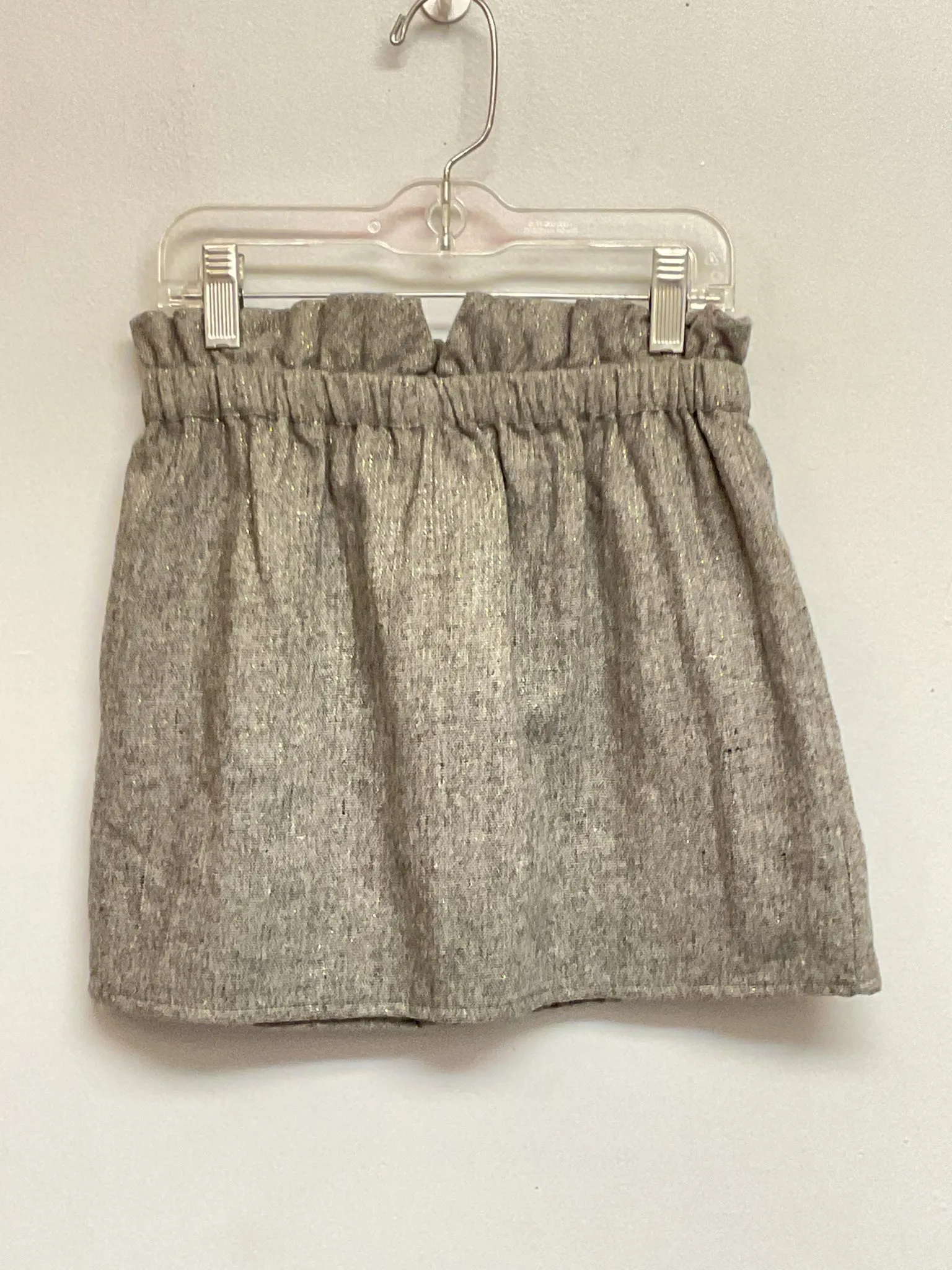 Louis Louise Size 12 Gray Wool & Polyester Big Girls Skirts