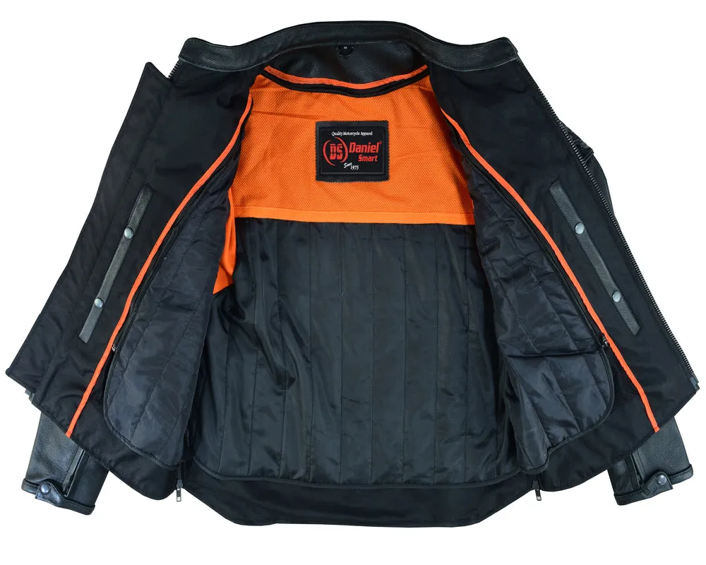Men’s Black Reflective Skulls Scooter Jacket