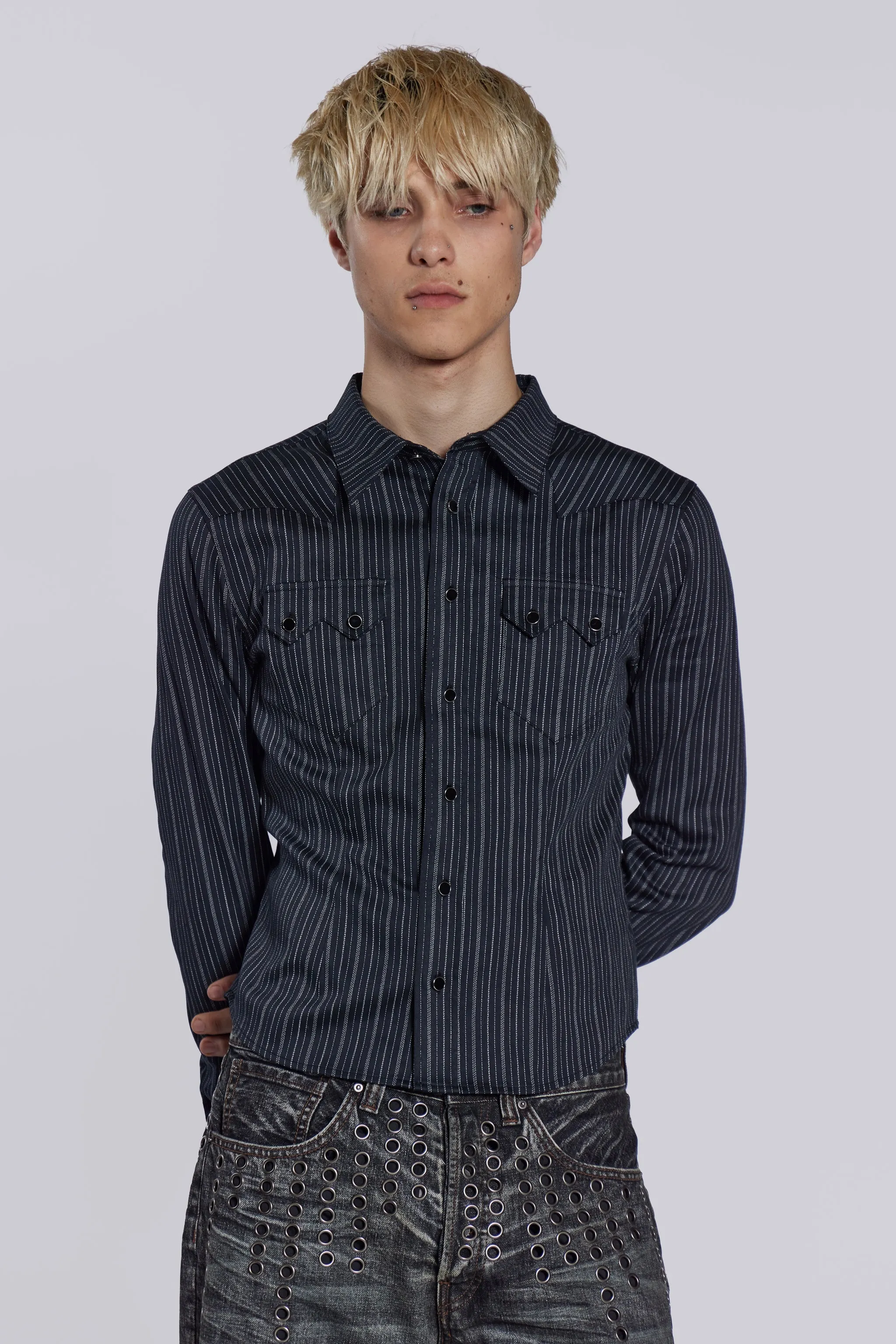 Pinstripe Bronco Shirt