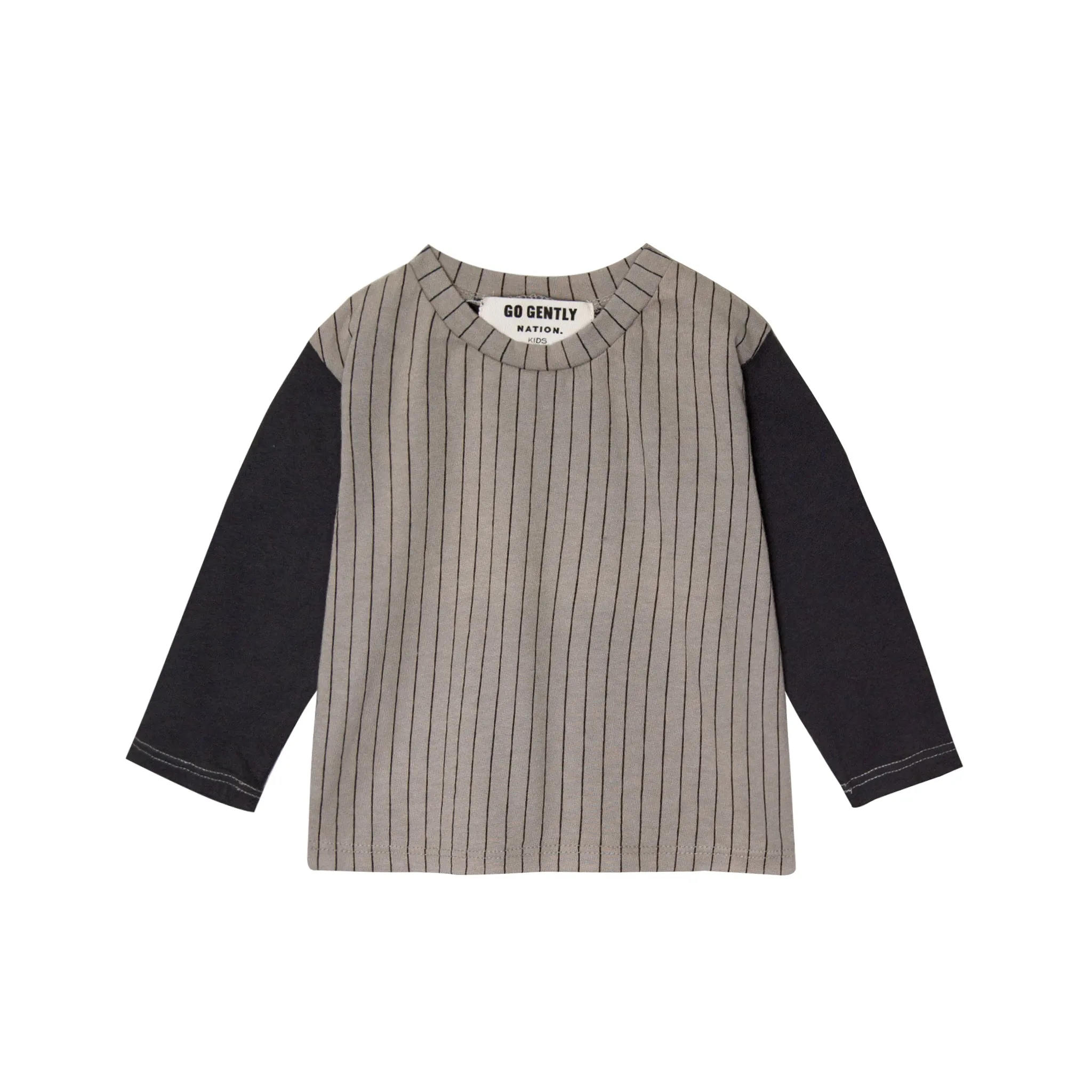 Pinstripe Colorblock Tee