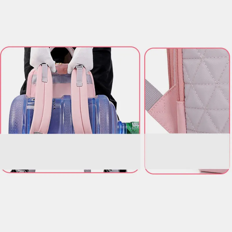Portable Mommy Bag For Women Outdoor Waterproof Multifunctional Oxford Backpack