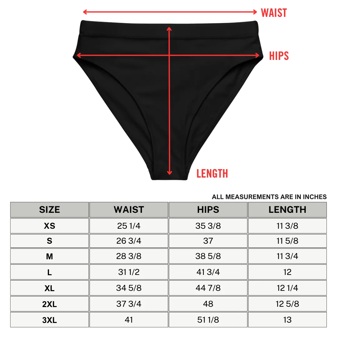 Punk in Pink Sport High-Waisted Bikini Bottom