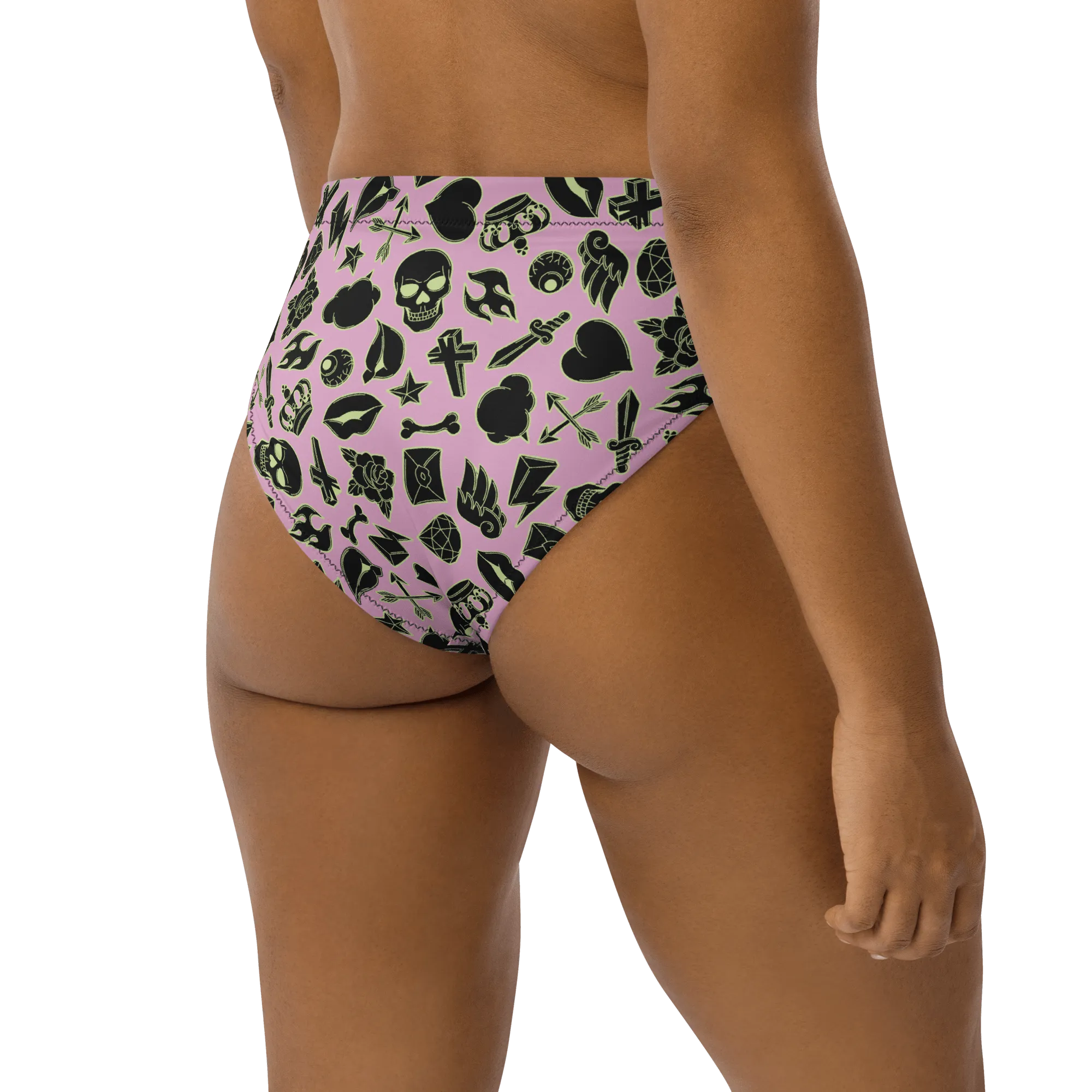Punk Princess Sport High-Waisted Bikini Bottom