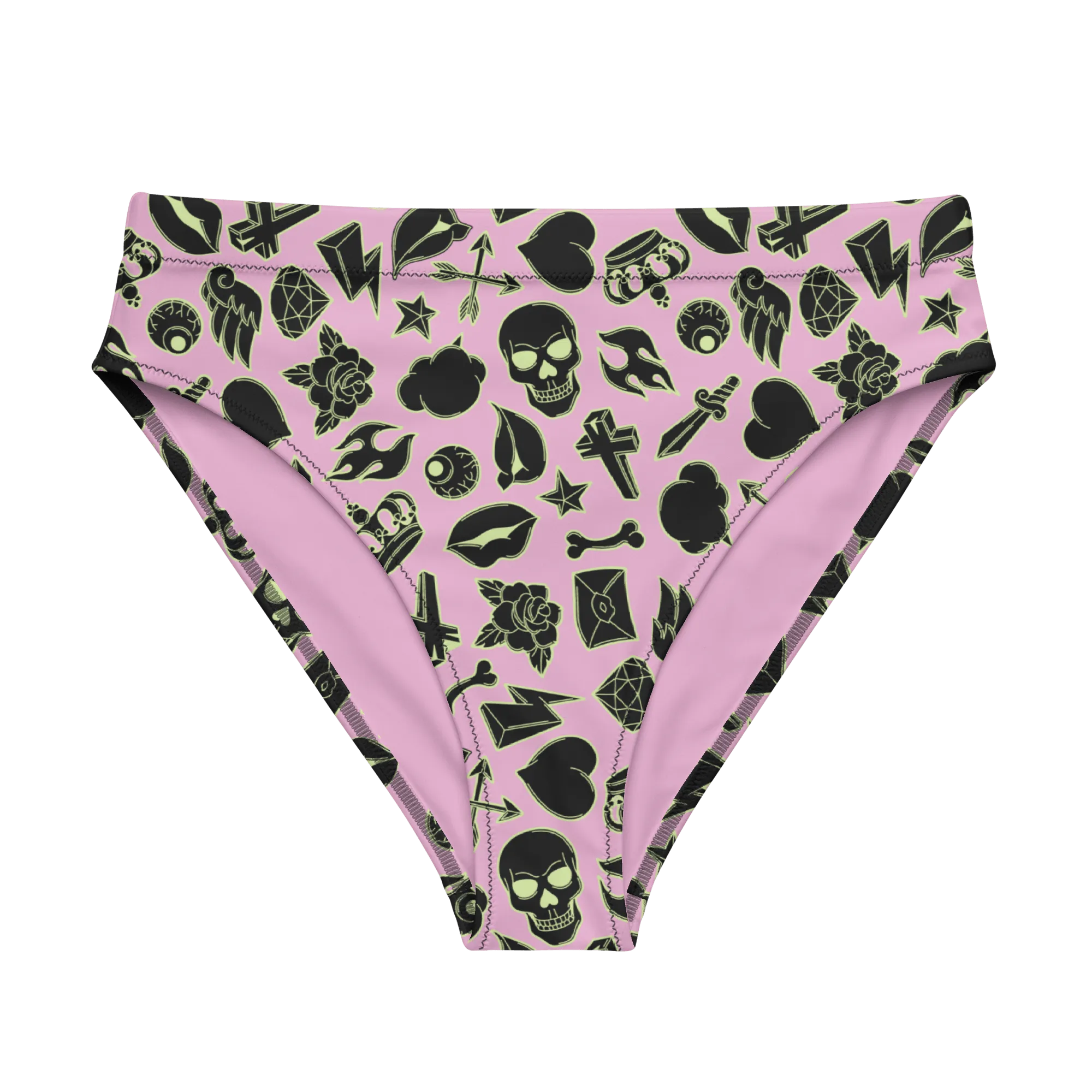 Punk Princess Sport High-Waisted Bikini Bottom