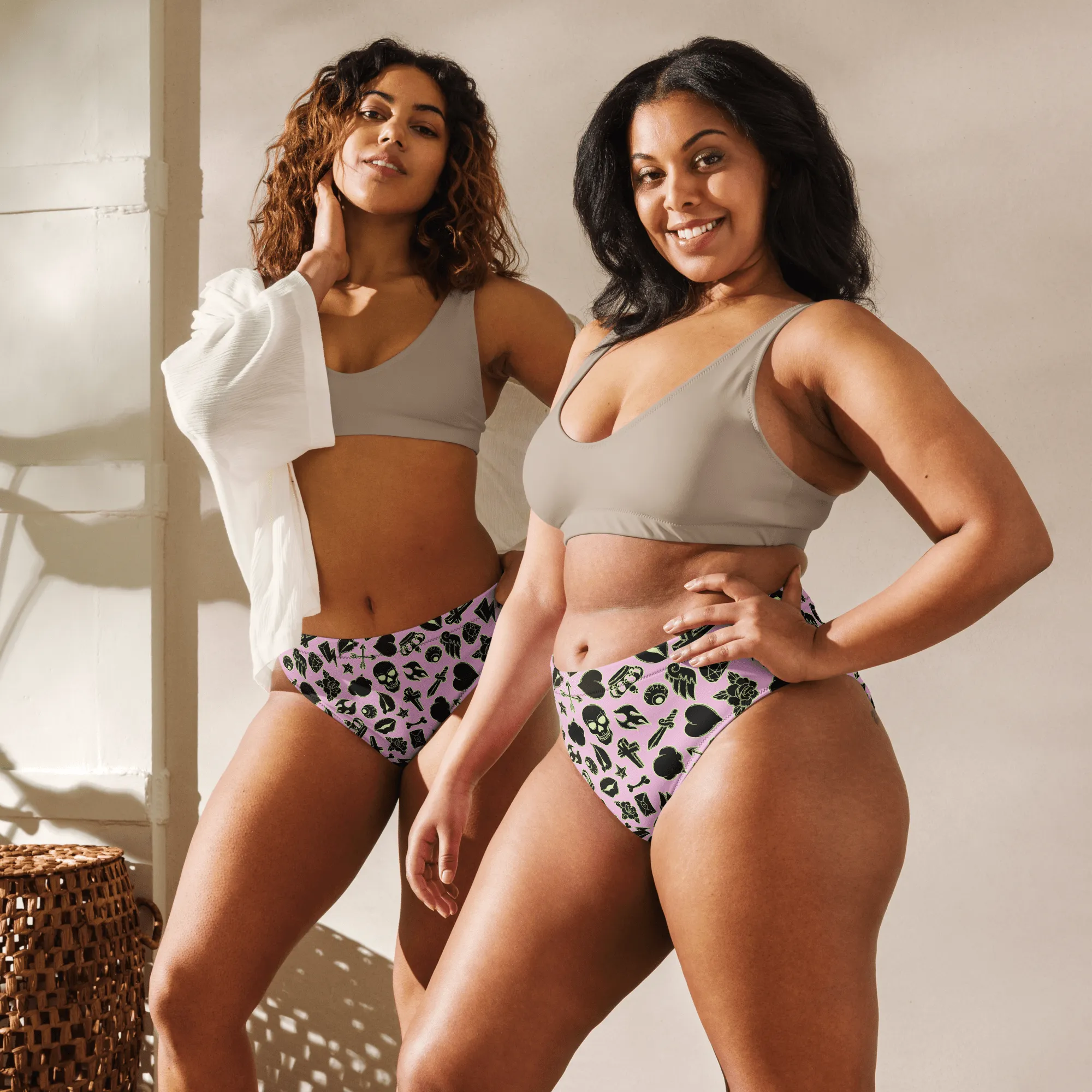 Punk Princess Sport High-Waisted Bikini Bottom