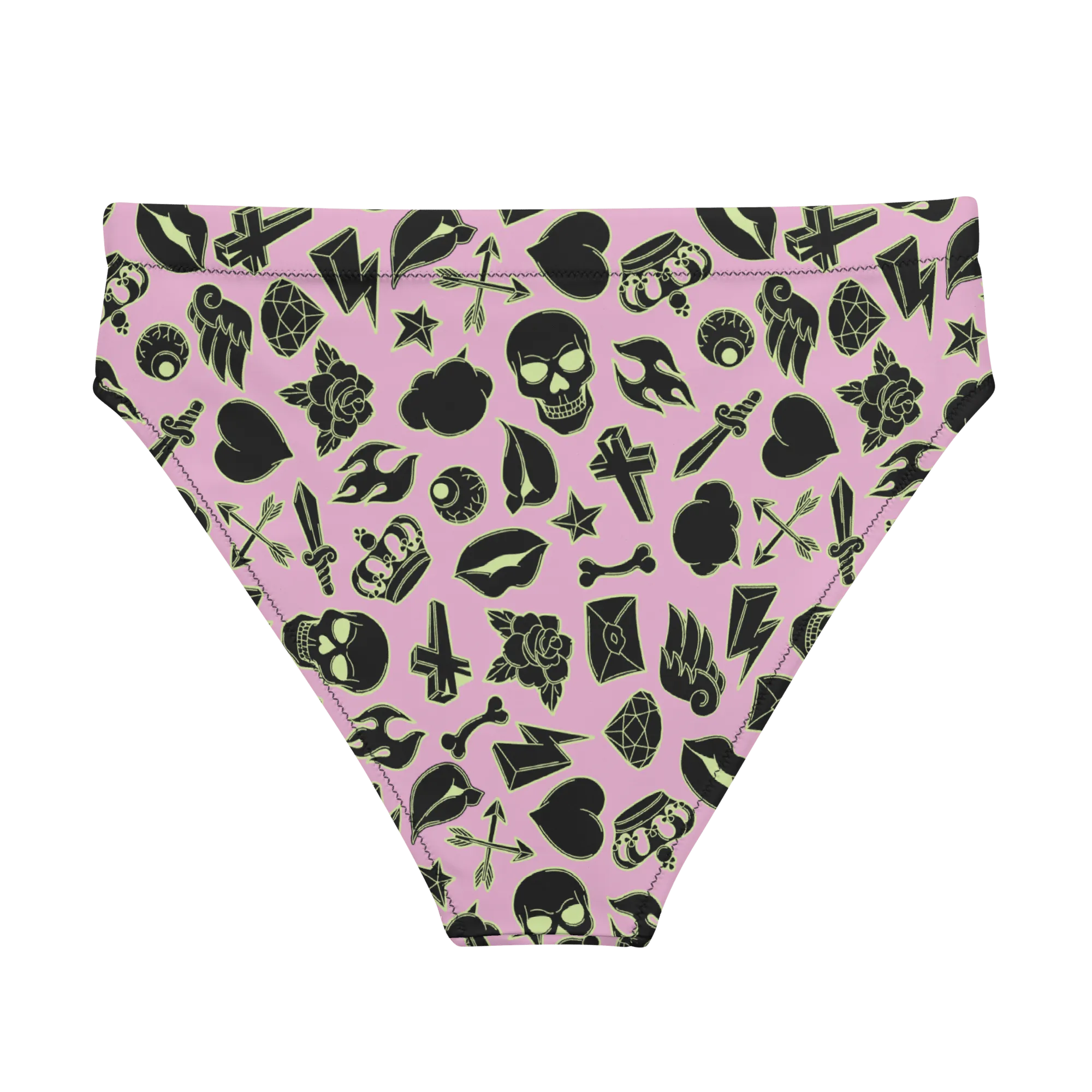 Punk Princess Sport High-Waisted Bikini Bottom