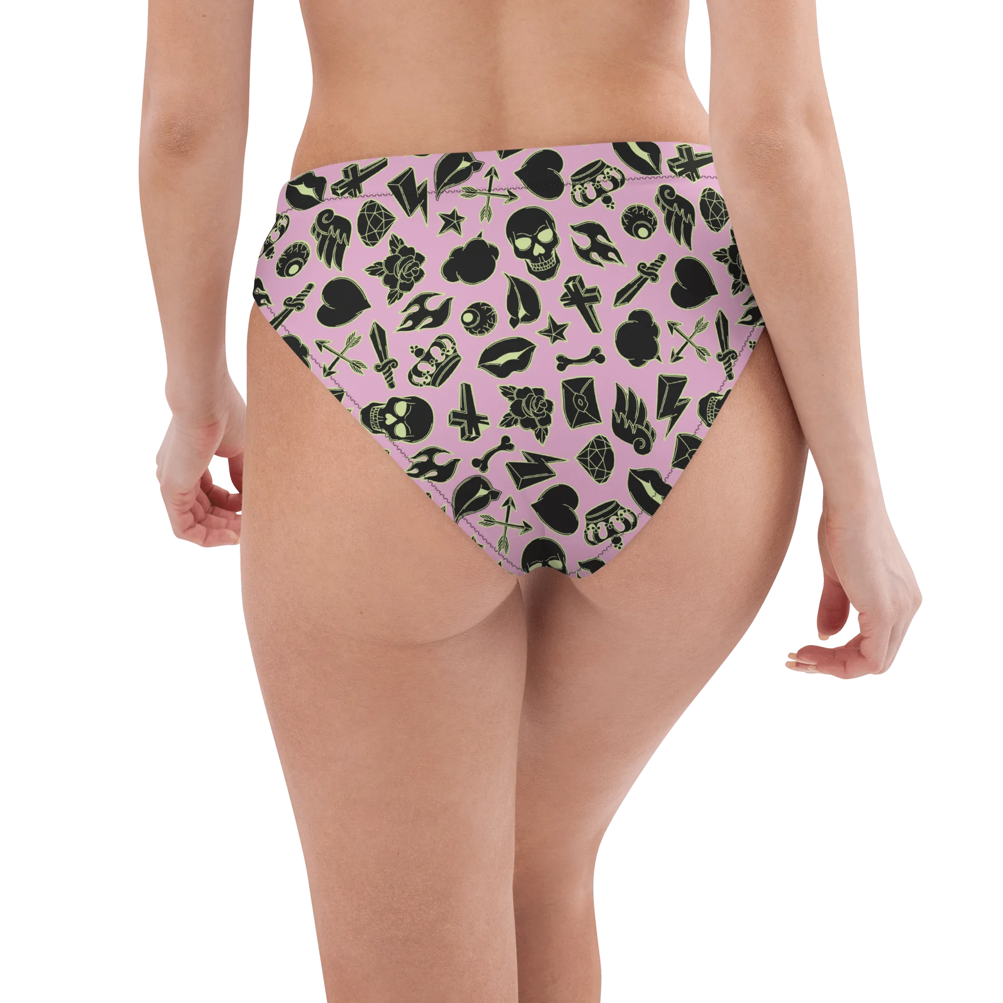 Punk Princess Sport High-Waisted Bikini Bottom