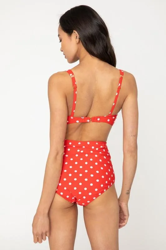 Rizzo Retro Inspired High Waist Bikini Set