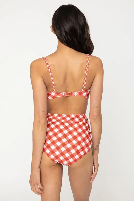 Rizzo Retro Inspired High Waist Bikini Set
