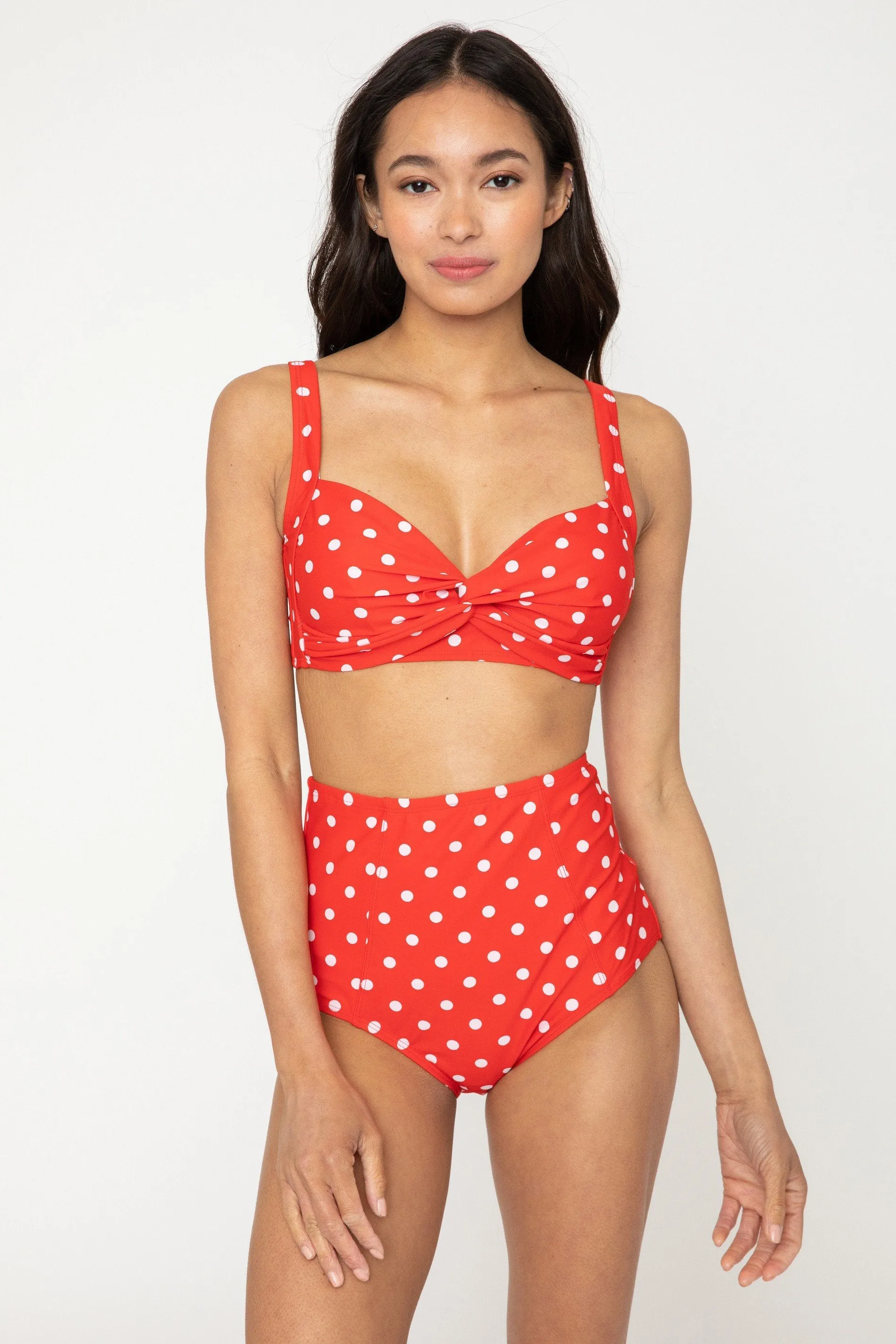 Rizzo Retro Inspired High Waist Bikini Set