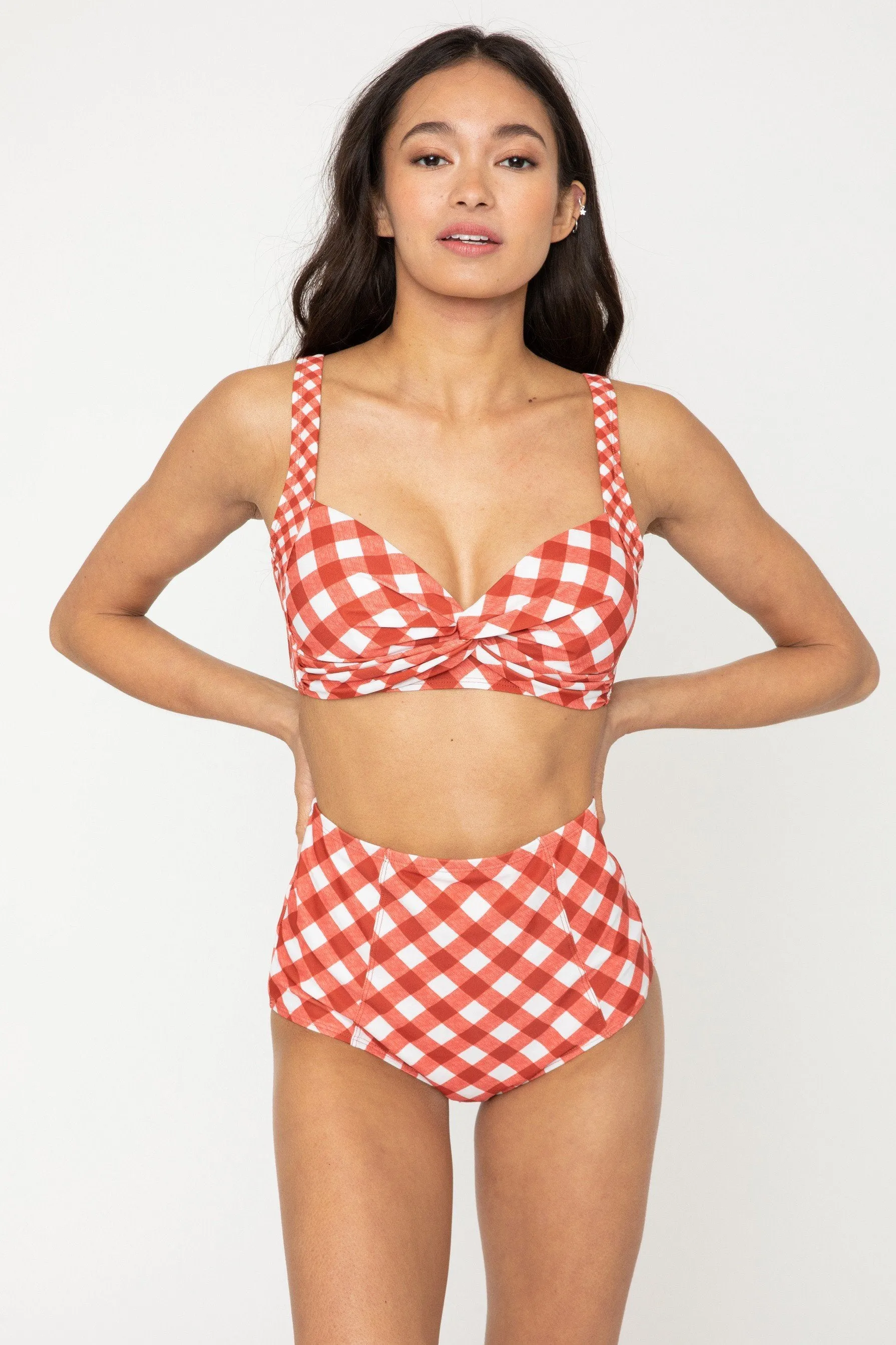 Rizzo Retro Inspired High Waist Bikini Set