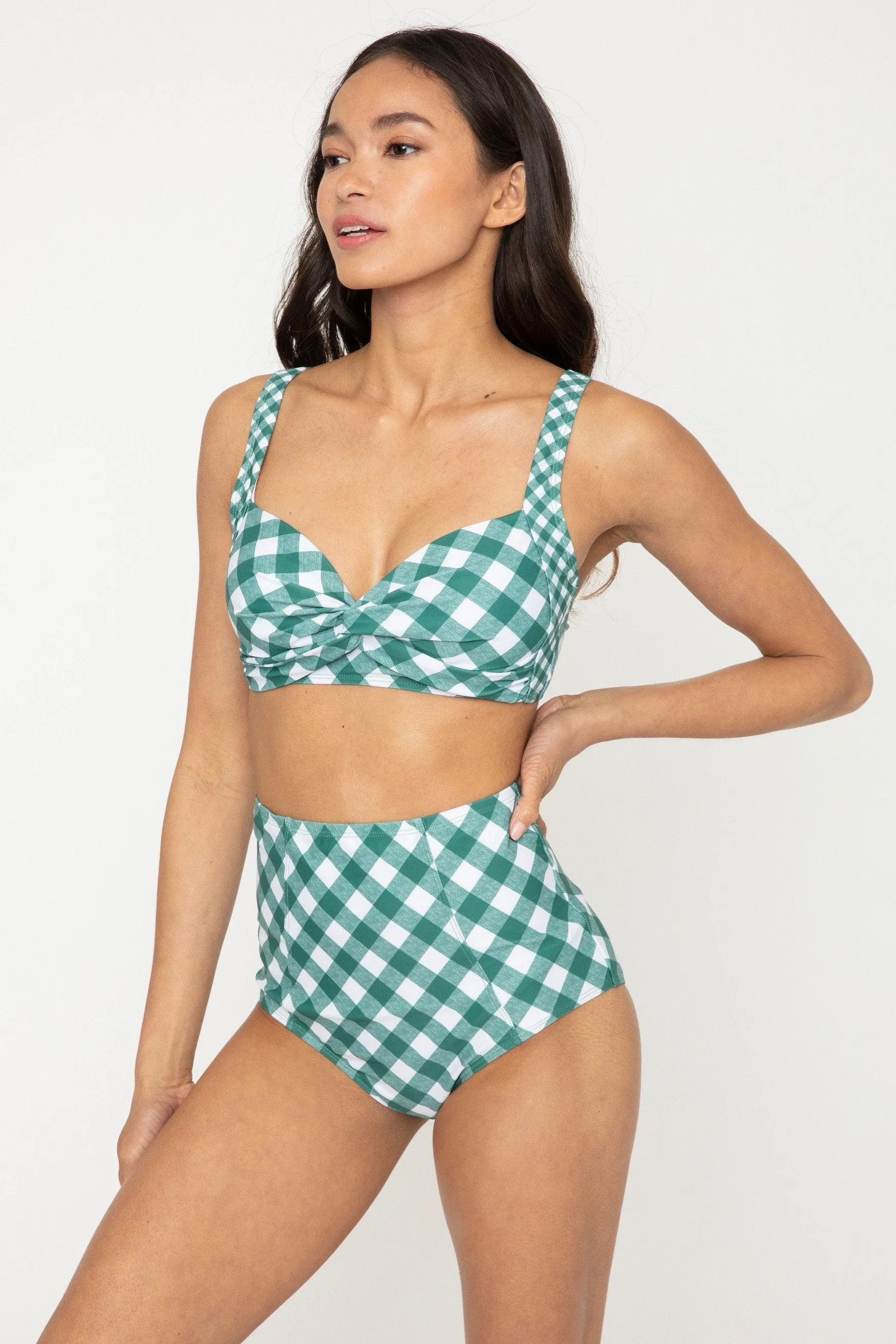 Rizzo Retro Inspired High Waist Bikini Set