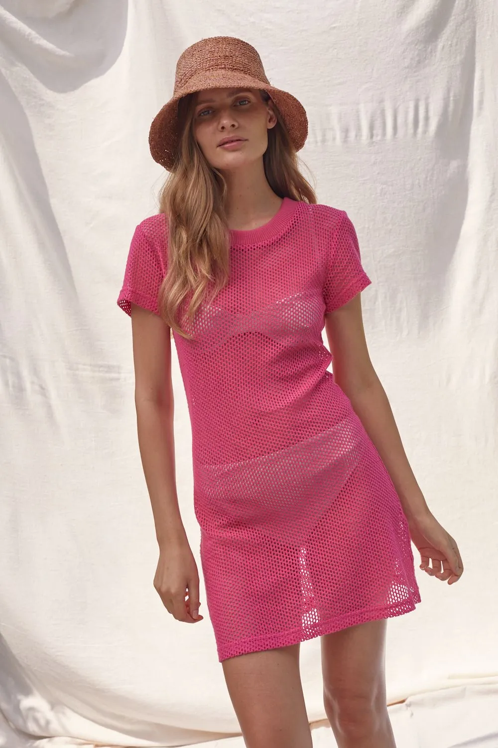 The Bungalow Mini Dress in Cosmos