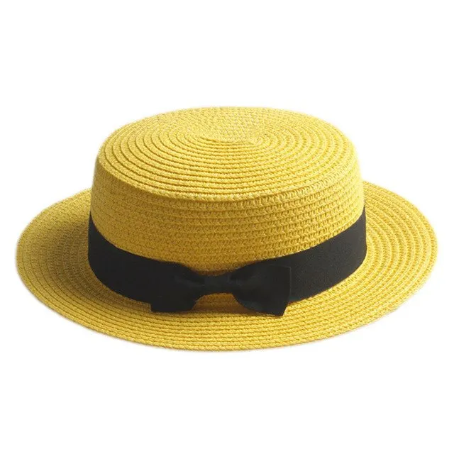 Toquilla Straw Flat Sun Hat