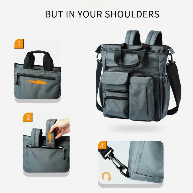 Tote Bag For Men Business Multifunctional Large Capacity Crossbody Bag