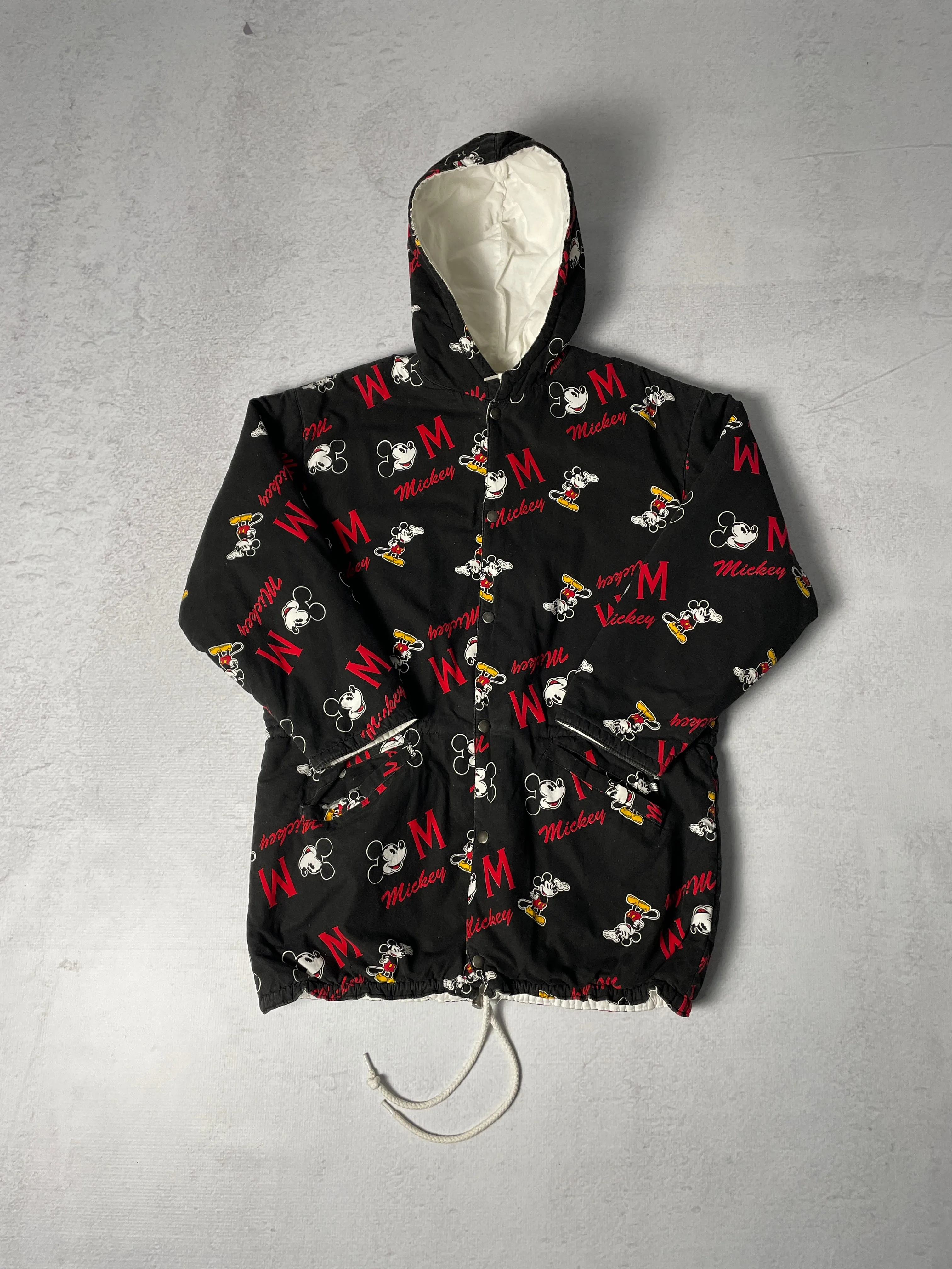 Vintage Disney Mickey Mouse Reversible Insulated Jacket - Women's Small