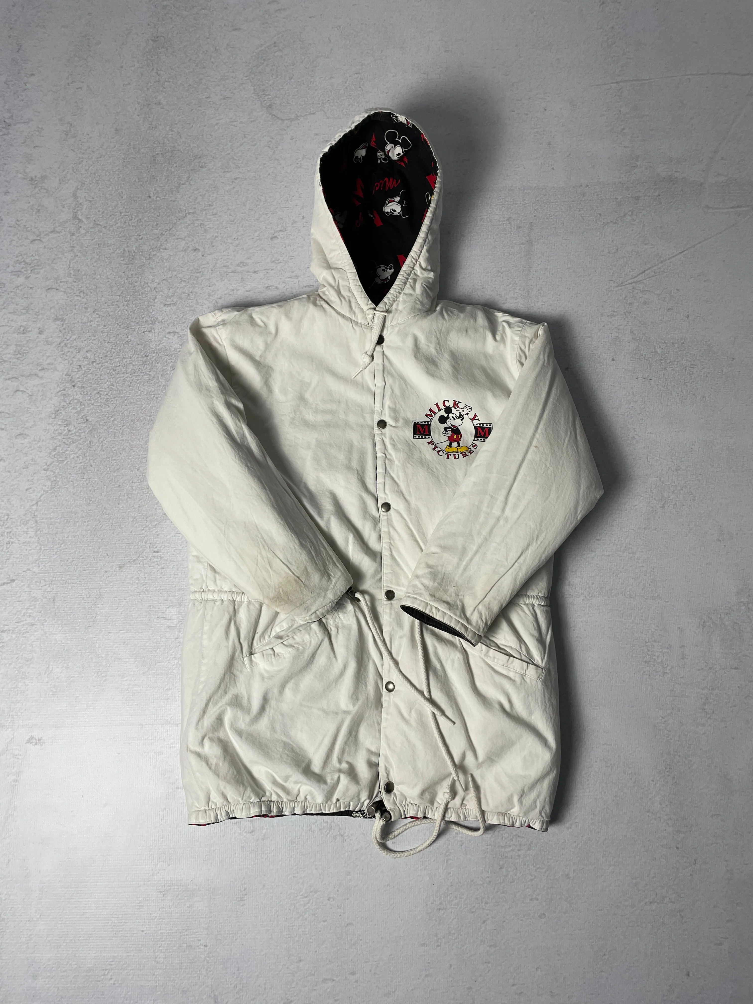 Vintage Disney Mickey Mouse Reversible Insulated Jacket - Women's Small