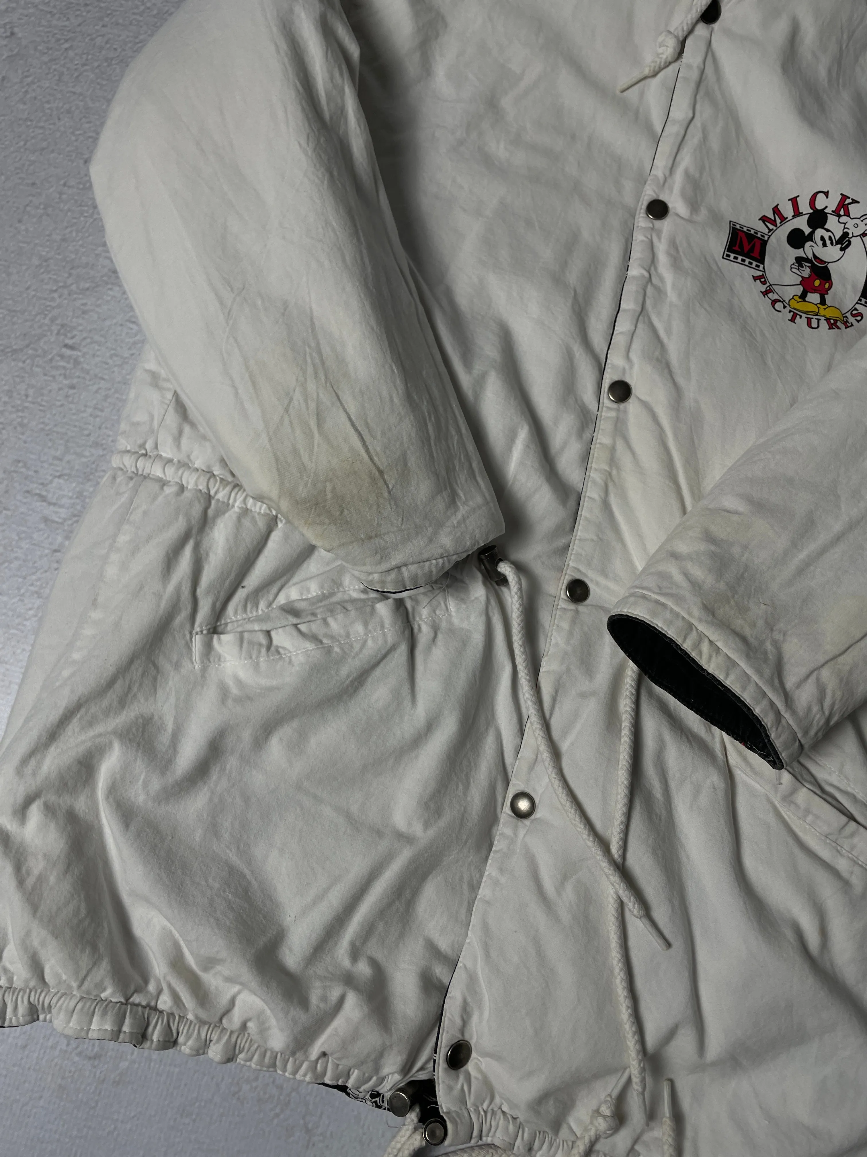Vintage Disney Mickey Mouse Reversible Insulated Jacket - Women's Small