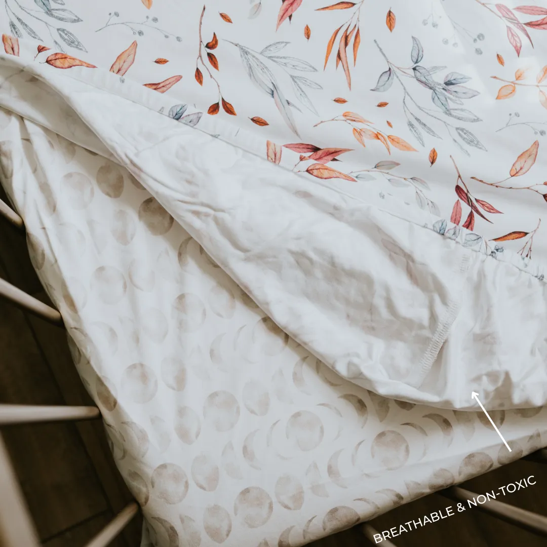Waterproof Cot Sheet - Rose